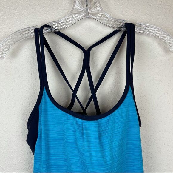 Athleta Shadow Stripe Energize Tank Size Small - Picture 3 of 6
